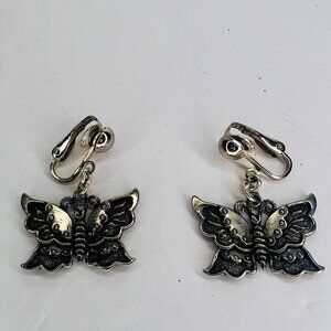 Sterling Silver (925) Butterfly Earrings